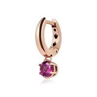 Boucle d'oreilles unique Roberto Giannotti Femme in Or rosé Rodolite 0.66 Ct NKT360 - NKT360